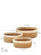 Bol ovale Savar (Lot de 3)