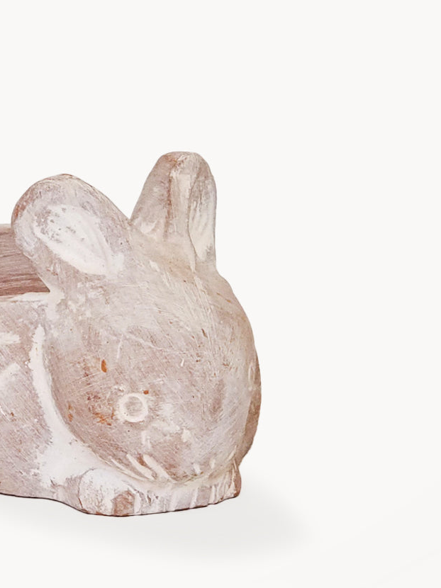 Terracotta Tea Light Candle Holder - Rabbit
