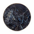 Black Marble Accent Salad Plate - Set of 4
