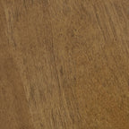 Close-up of a brown wooden surface with visible grain.