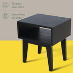 Table de chevet en bois massif Acacia Serena