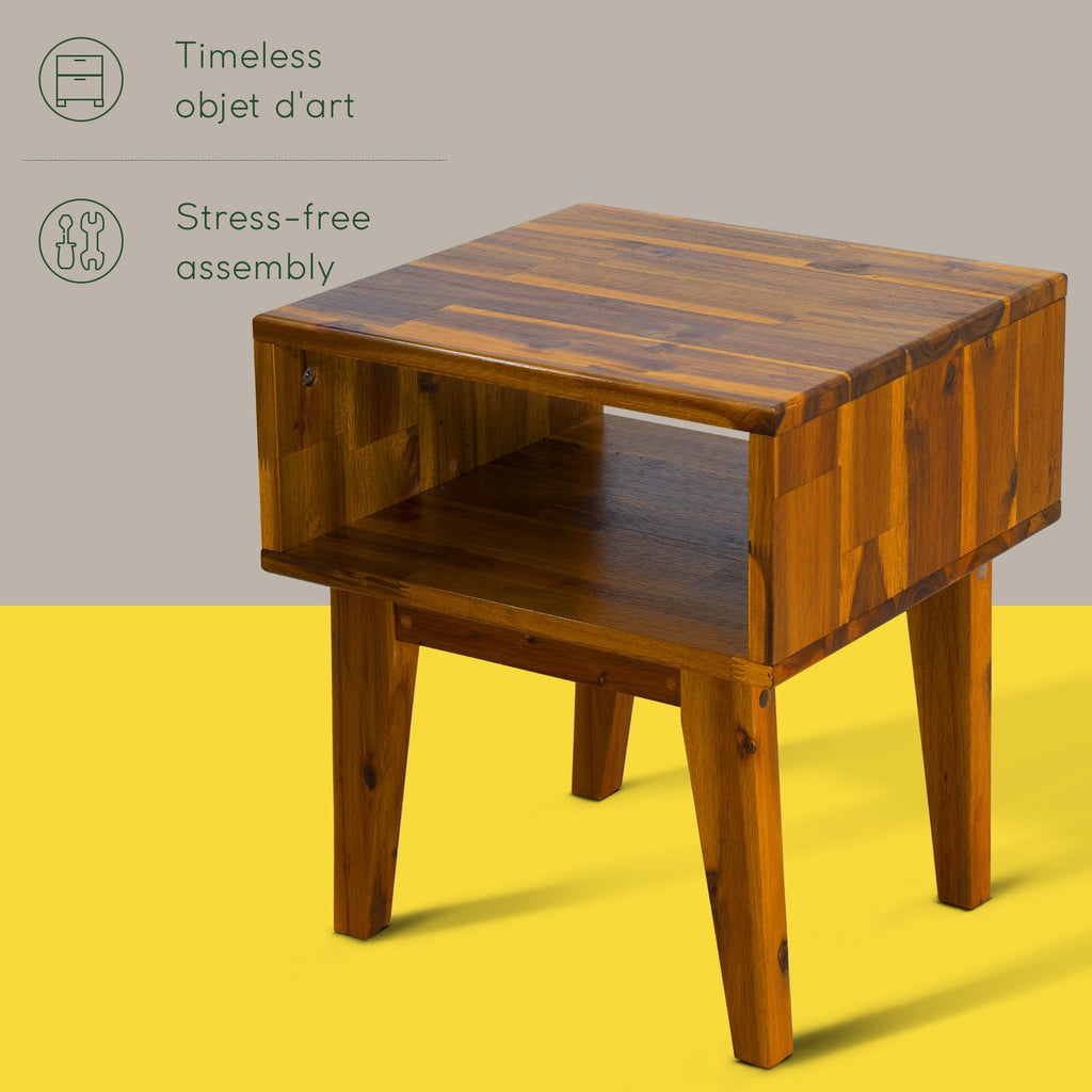 Acacia Serena Solid Wood Nightstand
