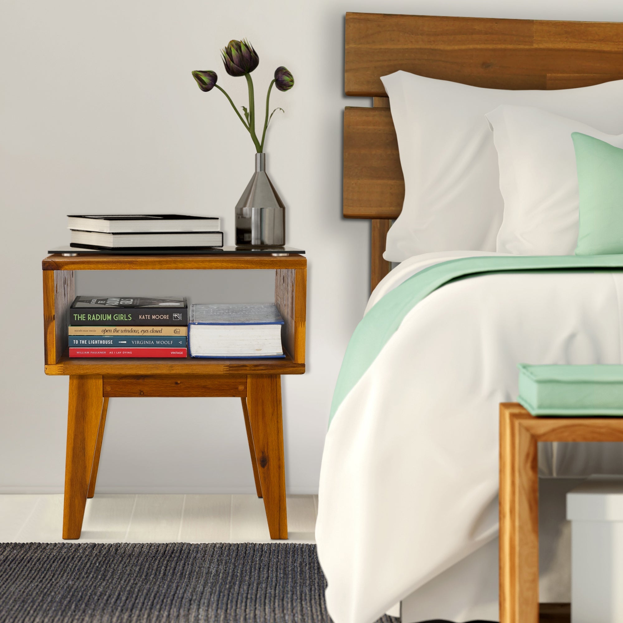 Acacia Serena Solid Wood Nightstand