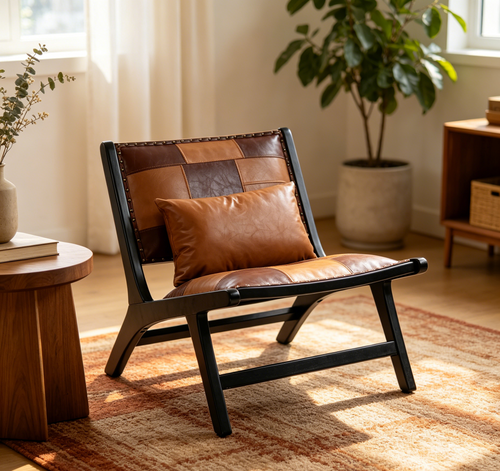 The Checkered Accent Chair