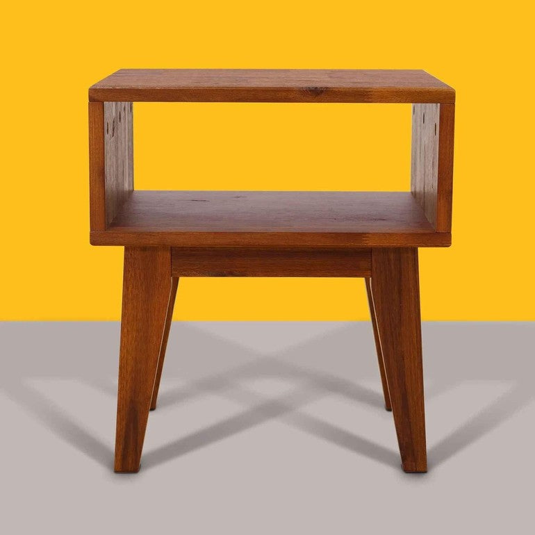 Table de chevet en bois massif Acacia Serena