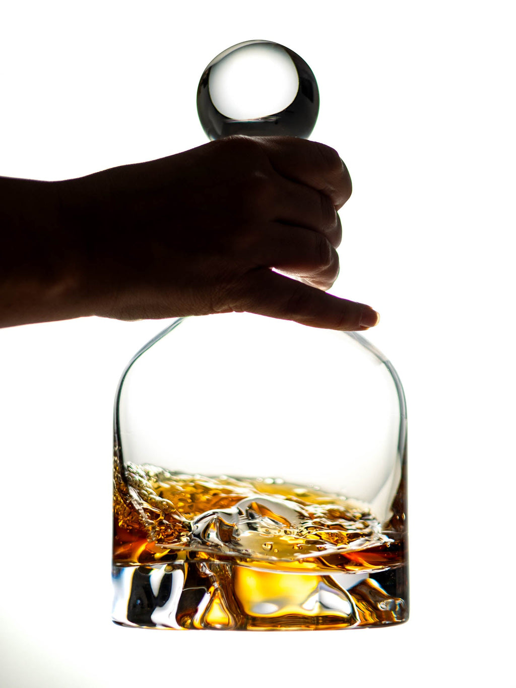 Foundation Decanter | Handblown Mountain Decanter - 34oz/1000ml