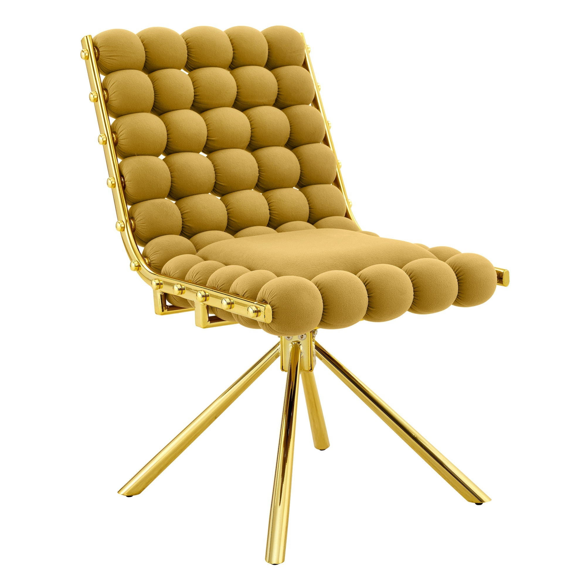 Puffy Bubble Ball Chain Dining Chairs (Set of 2)