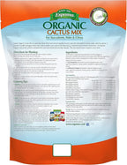 Espoma Organic Cactus Mix packaging with orange and blue design