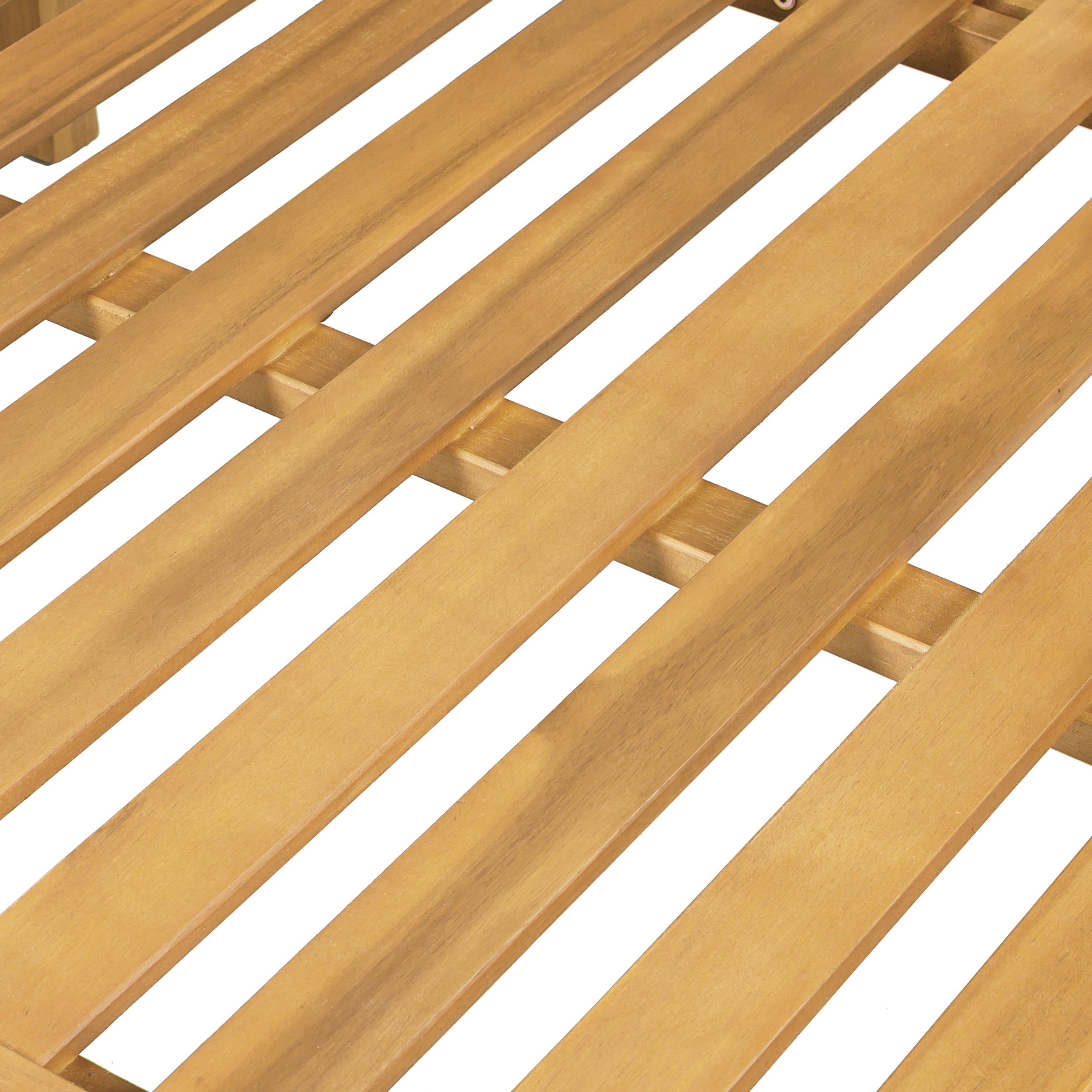 Close-up of wooden slats on a white background