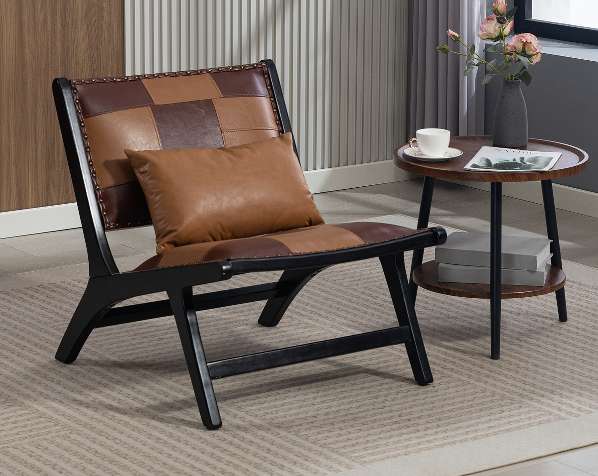 The Checkered Accent Chair