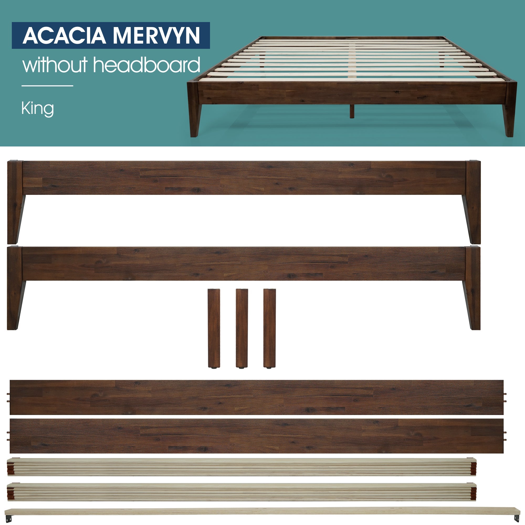 Mervyn Solid Wood Platform Bed