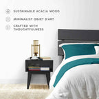 Aurora Bed Frame & Nightstand Set