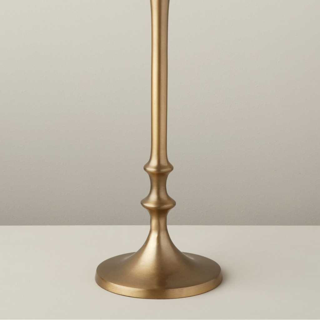 Belsana Aged Bronze Candlestick, Tall