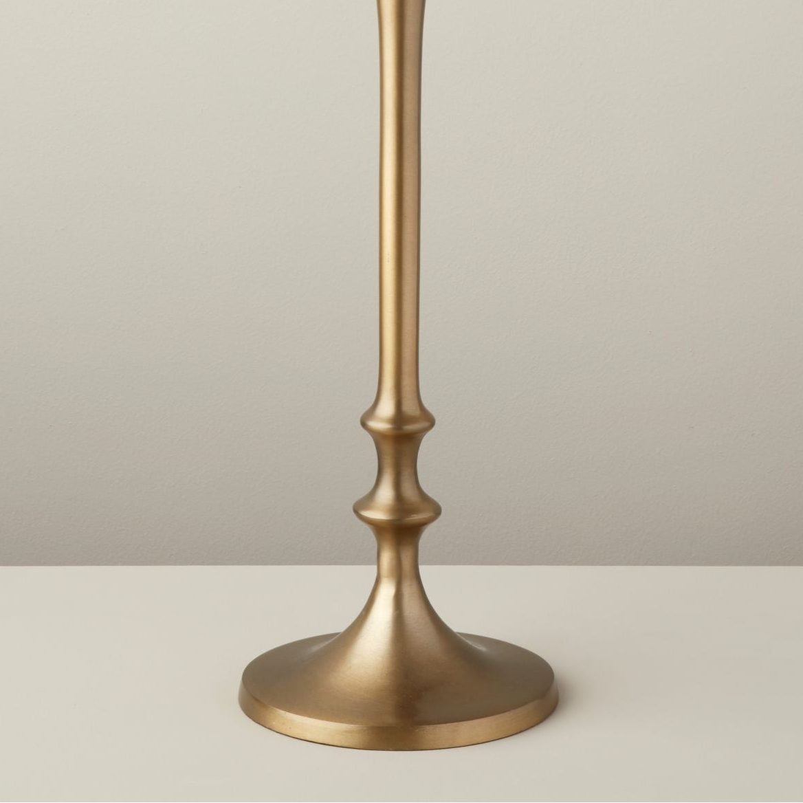 Belsana Aged Bronze Candlestick, Tall