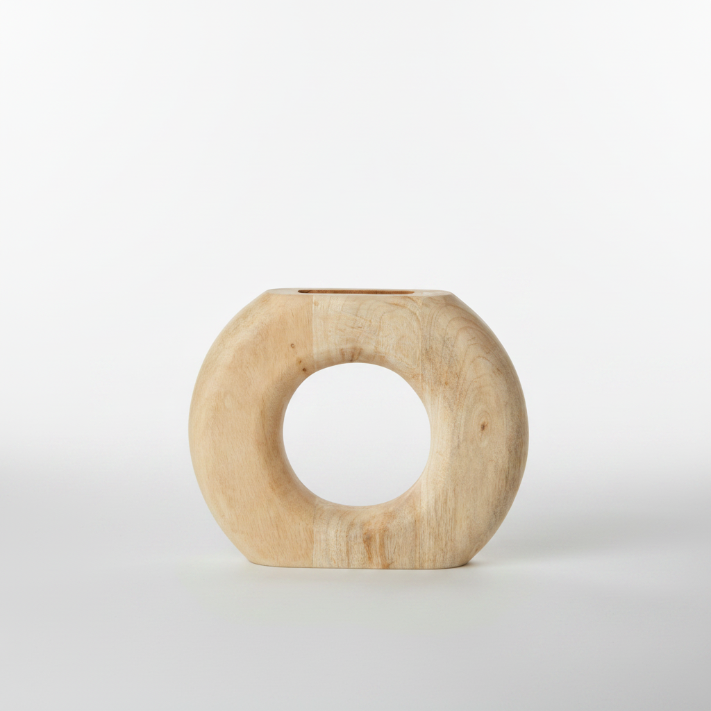 Islo Mango Wood Vase, Large
