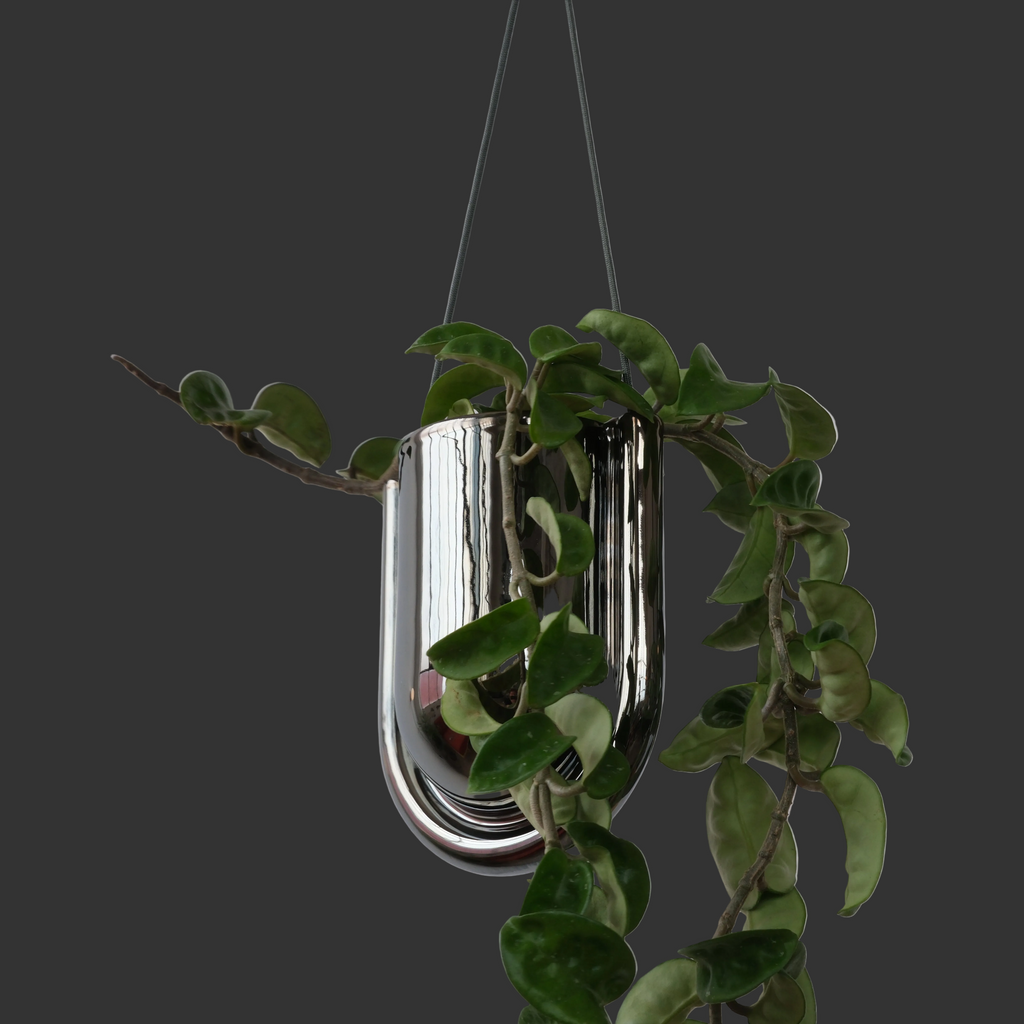 Portico Planter - Chrome