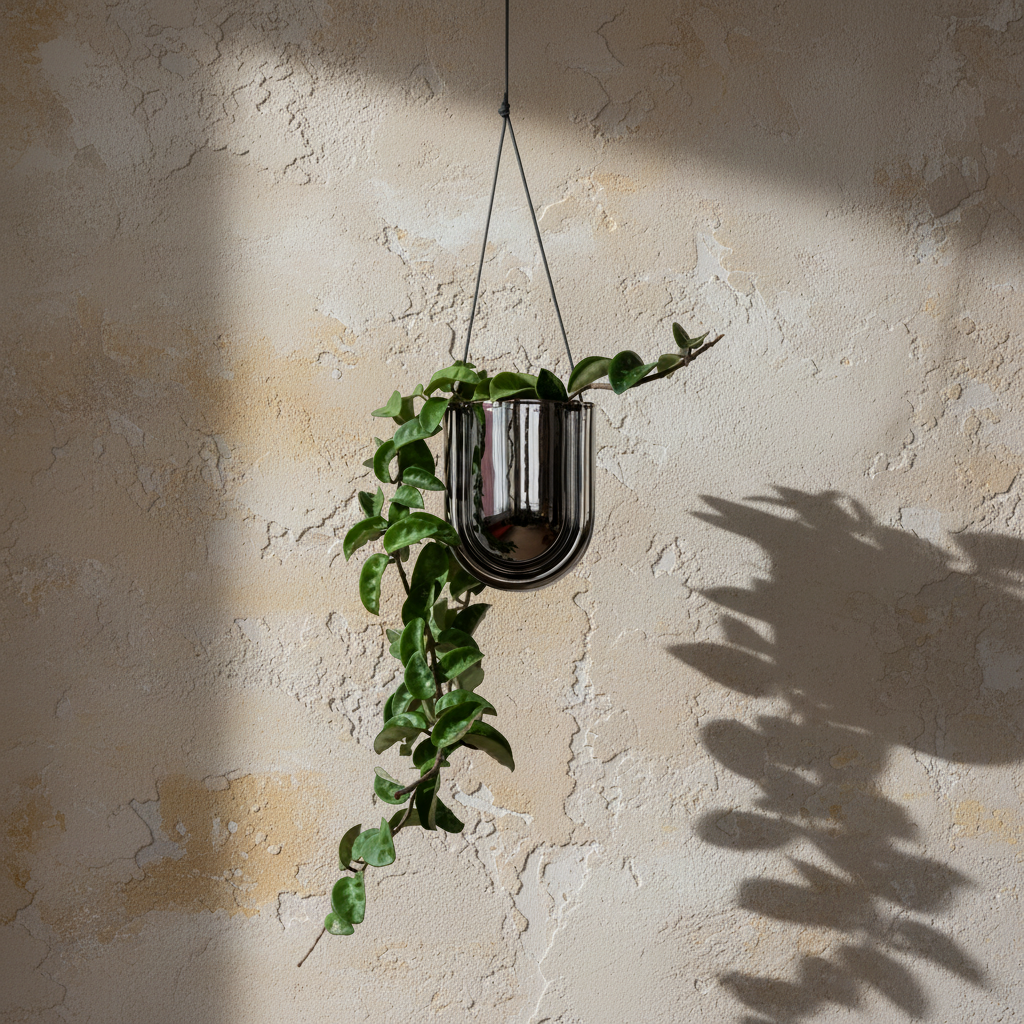 Portico Planter - Chrome