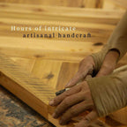 Cadre de lit en bois massif Acacia Sierra Deluxe