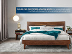 Aurora Bed Frame & Nightstand Set