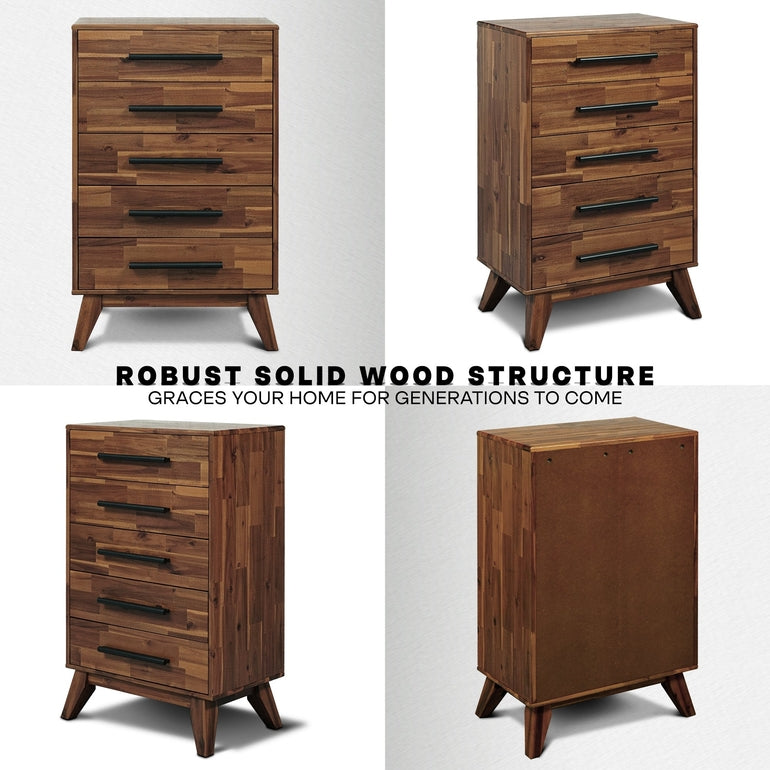 Linea Acacia Solid Wood Dresser