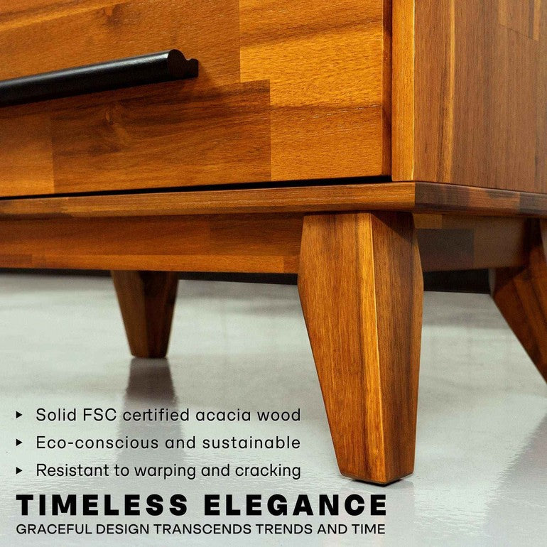 Linea Acacia Solid Wood Dresser