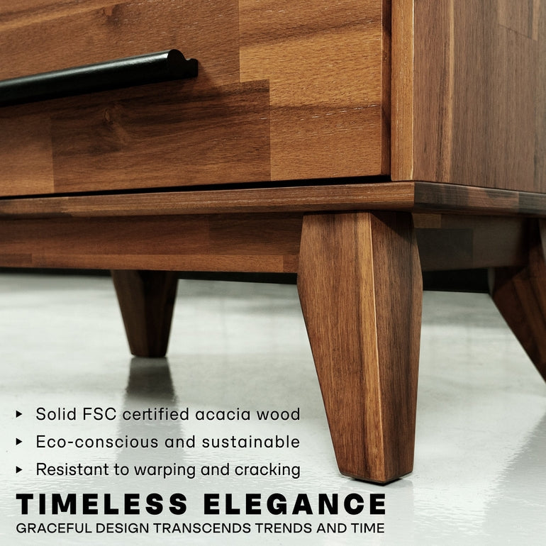 Linea Acacia Solid Wood Dresser