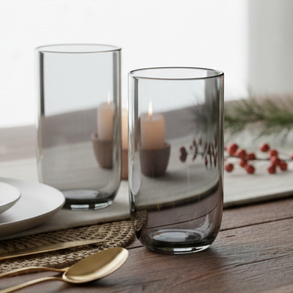 Smoke Tumbler Glass - Set of 4