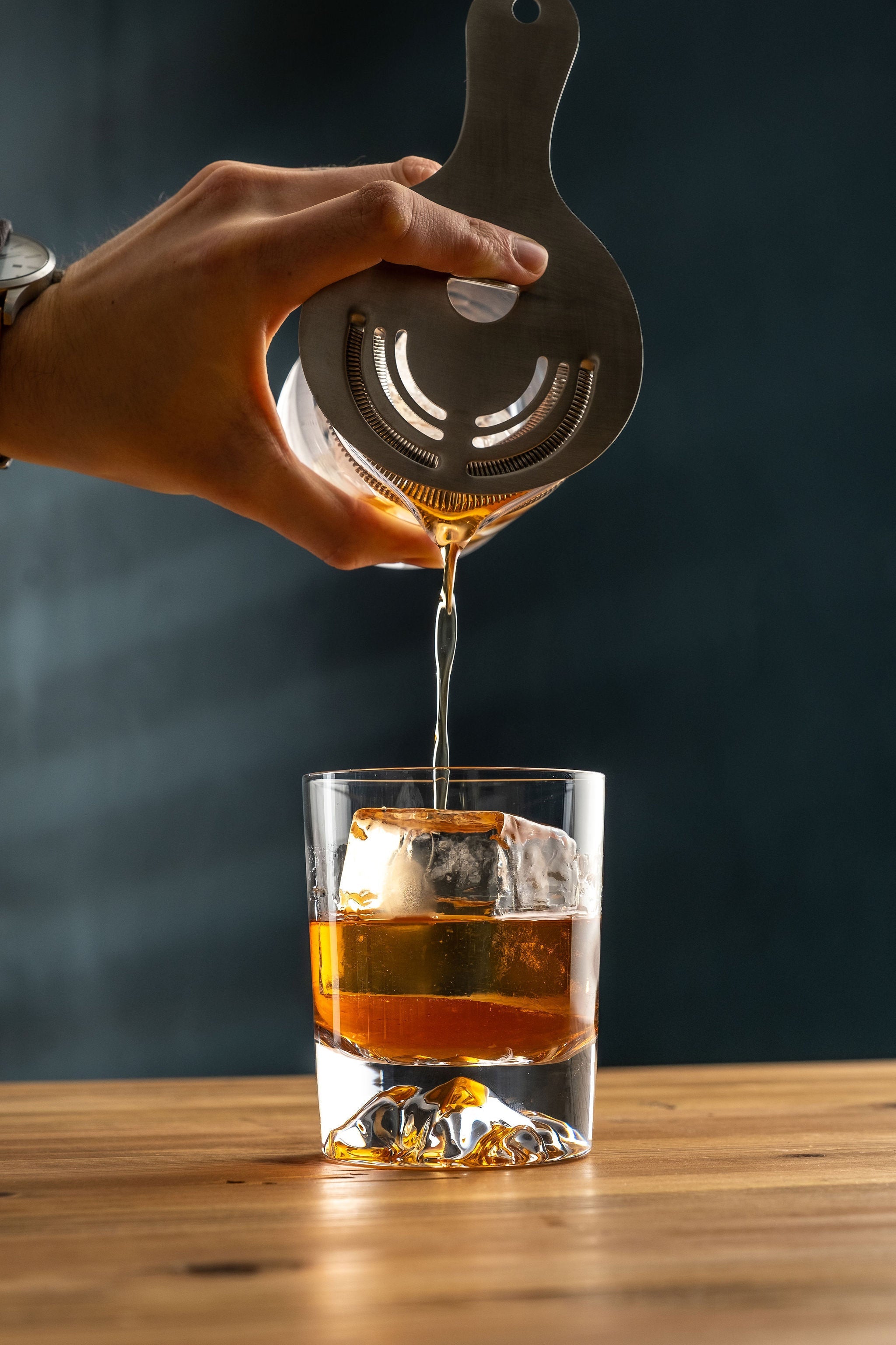 Foundation Glass | Weighted Mountain Base Old Fashioned Glasses - 10 oz Set of 2