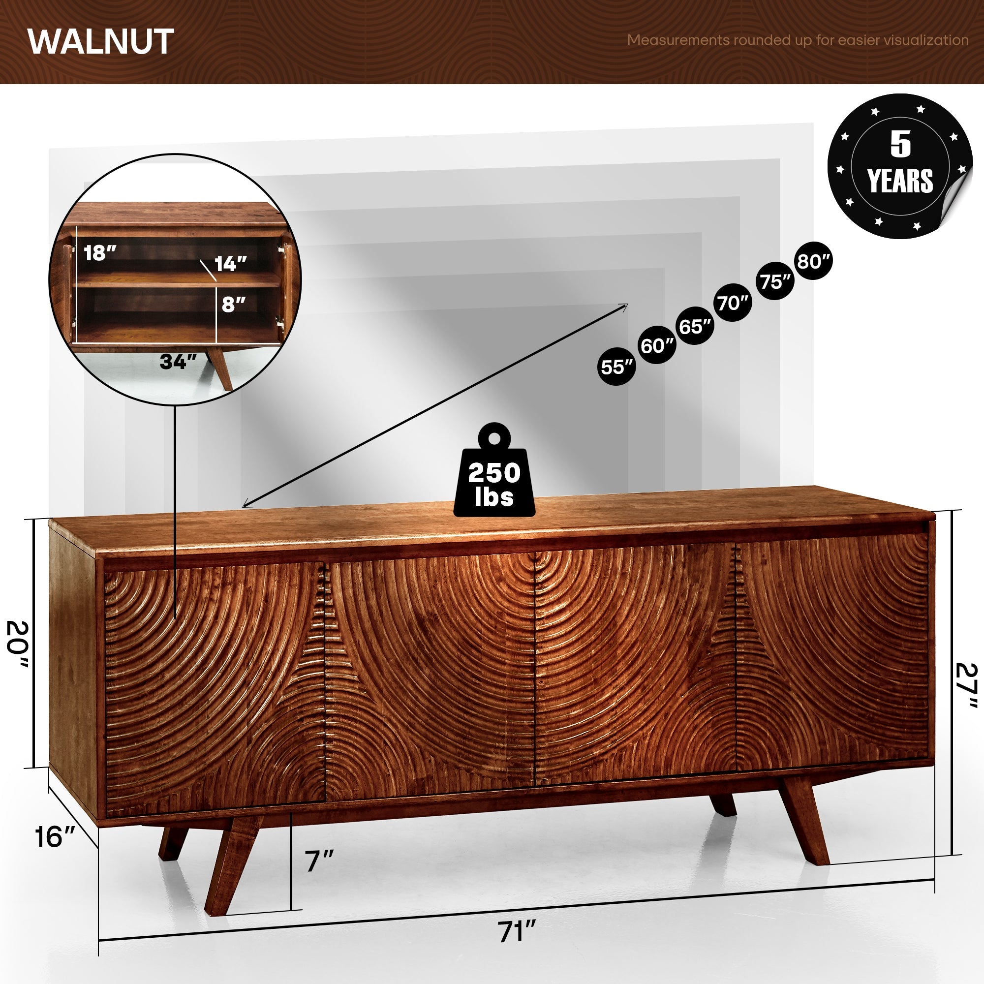 Harmony TV Stand with Storage