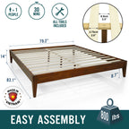 Mervyn Solid Wood Platform Bed