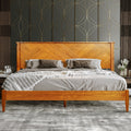 Rorns Panthera Platform Bed Frame With Headboard