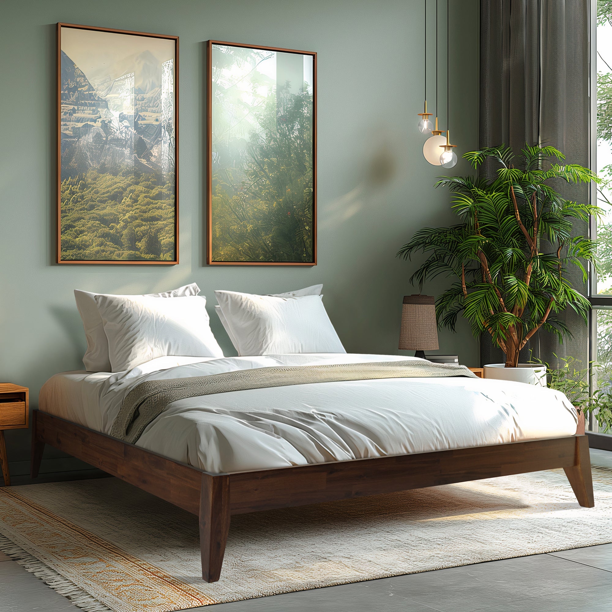 Mervyn Solid Wood Platform Bed