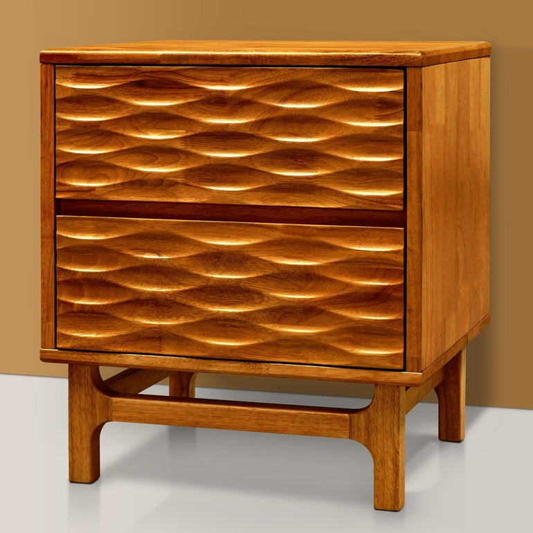 Elara Nightstand with 2 Drawers