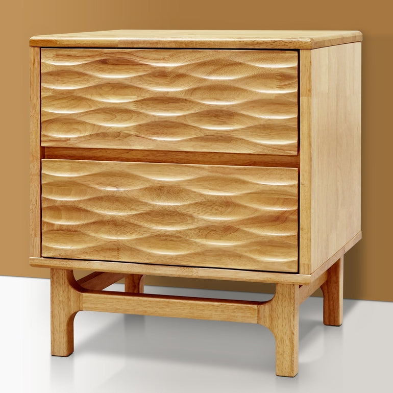 Elara Nightstand with 2 Drawers