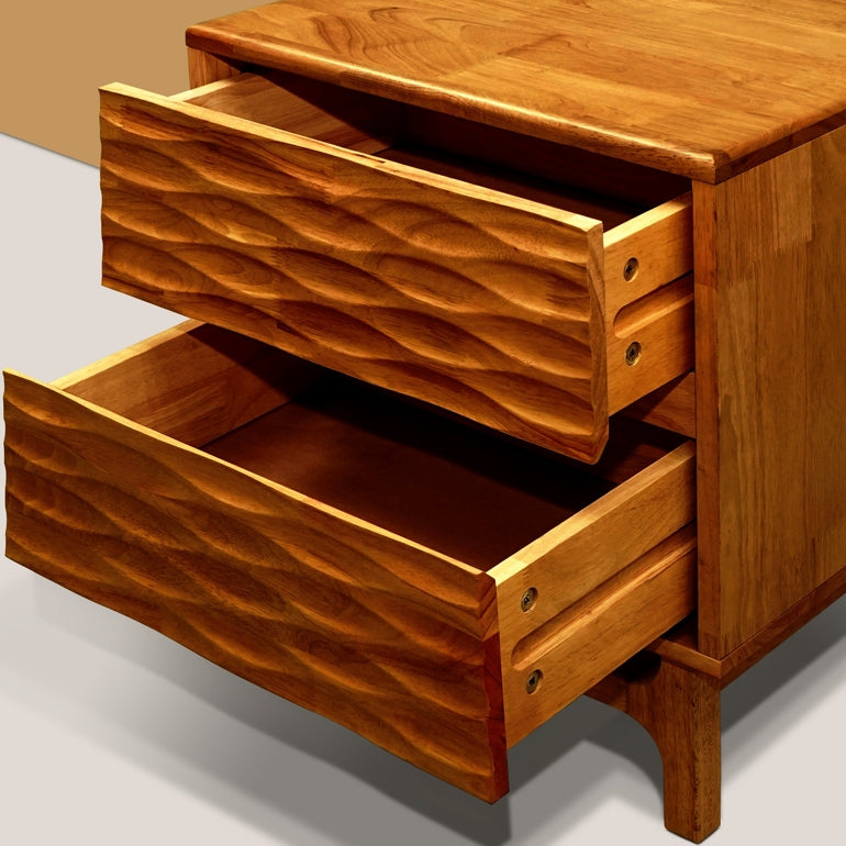 Elara Nightstand with 2 Drawers