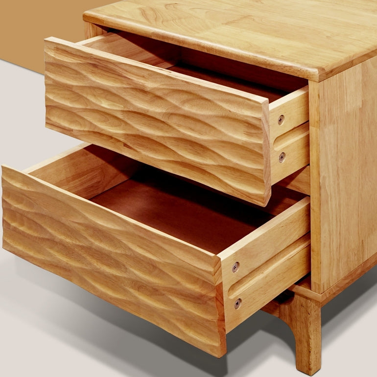 Elara Nightstand with 2 Drawers