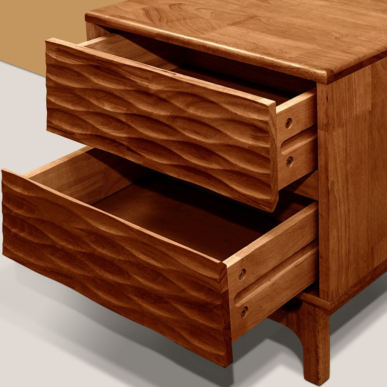 Elara Nightstand with 2 Drawers