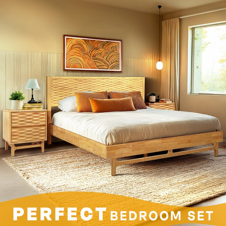 Elara Nightstand with 2 Drawers
