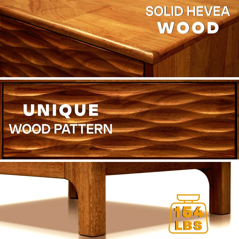 Elara Nightstand with 2 Drawers