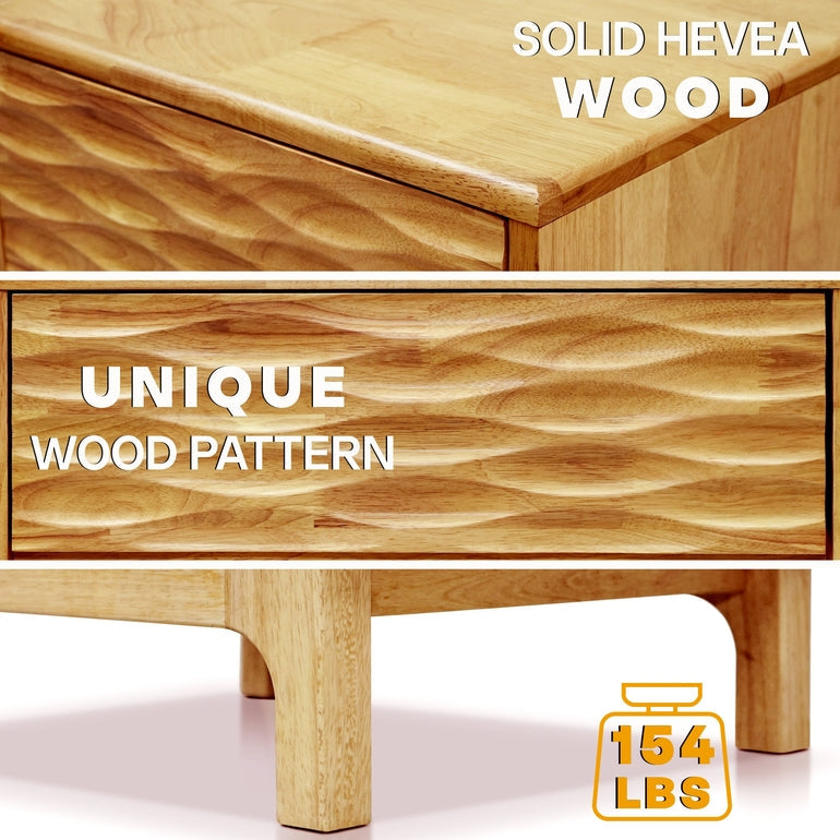 Elara Nightstand with 2 Drawers