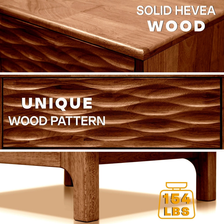 Elara Nightstand with 2 Drawers