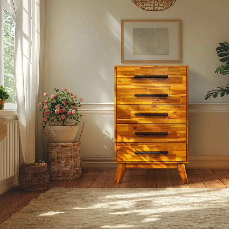 Linea Acacia Solid Wood Dresser