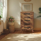 Commode en bois massif Linea Acacia