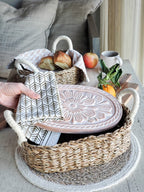Réchauffe-pain et panier - Fleur