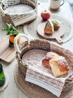 Réchauffe-pain et panier - Fleur