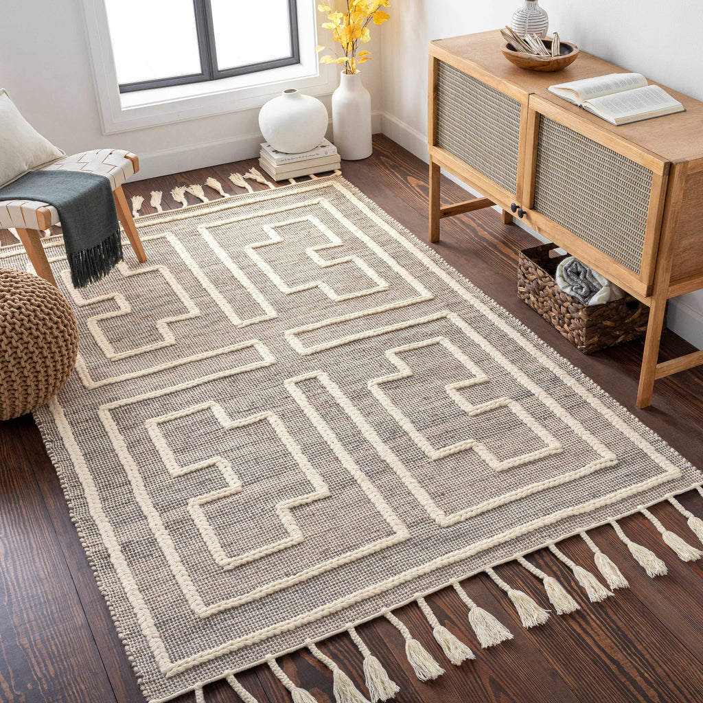 Azra Tasseled Jute & Wool Rug