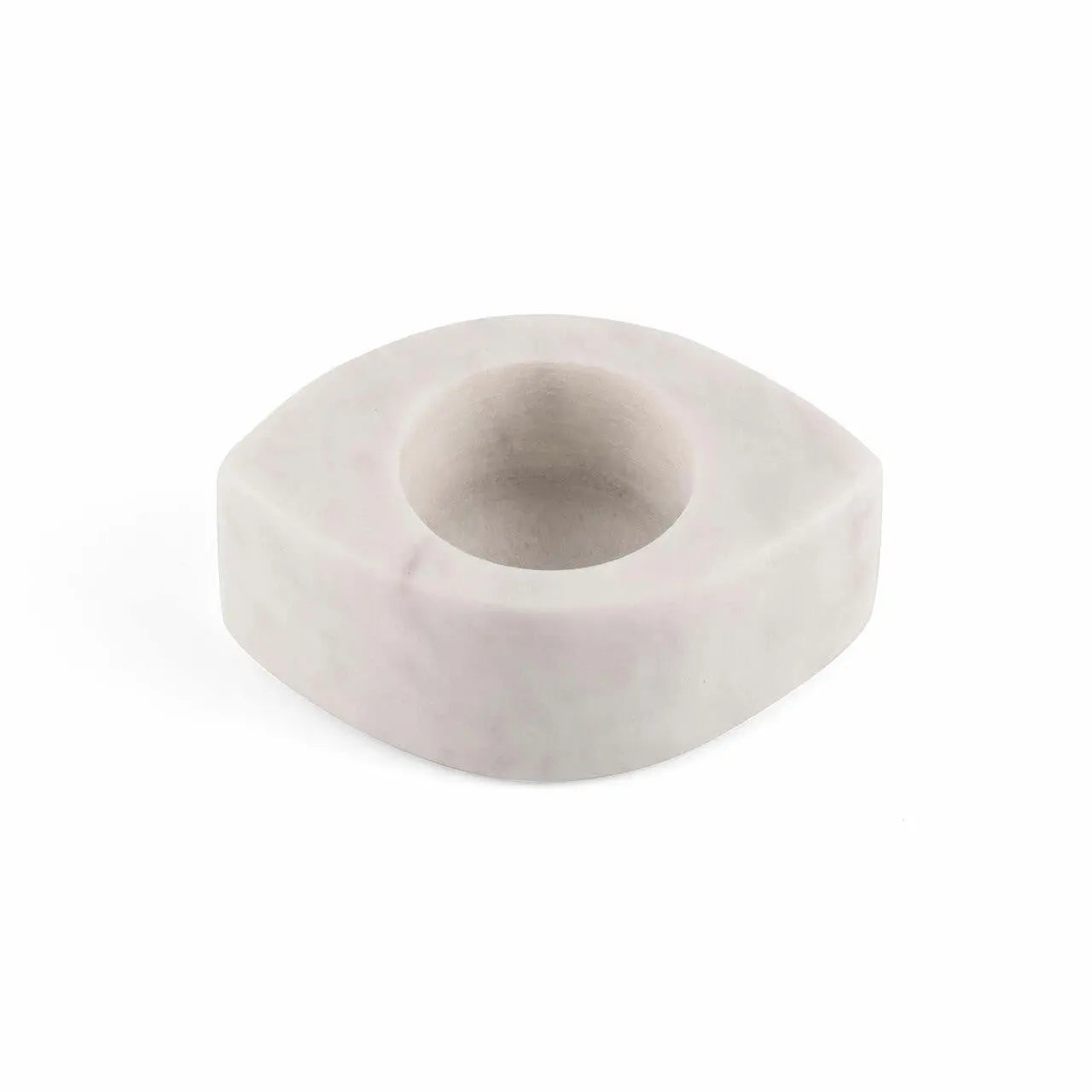 Supports de bougies chauffe-plat Blossom en marbre, lot de 2