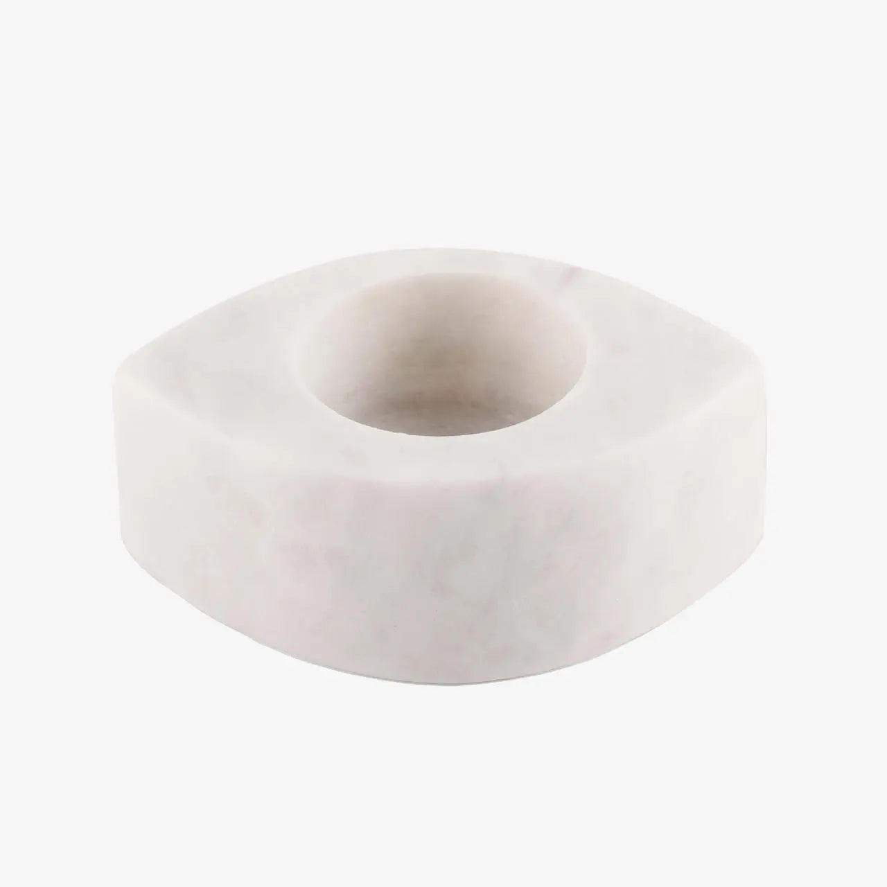 Supports de bougies chauffe-plat Blossom en marbre, lot de 2