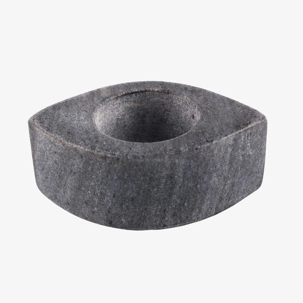 Supports de bougies chauffe-plat Blossom en marbre, lot de 2