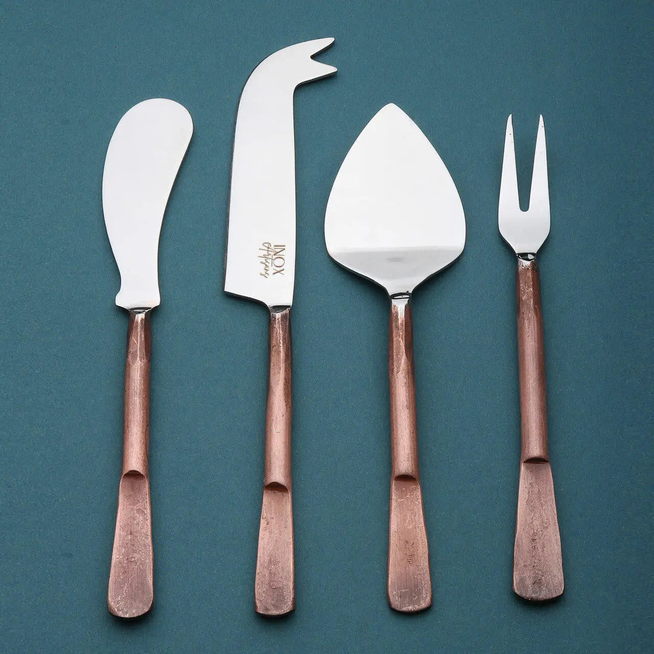 Ensemble Couteaux à Fromage, Spatule et Fourchette Celia